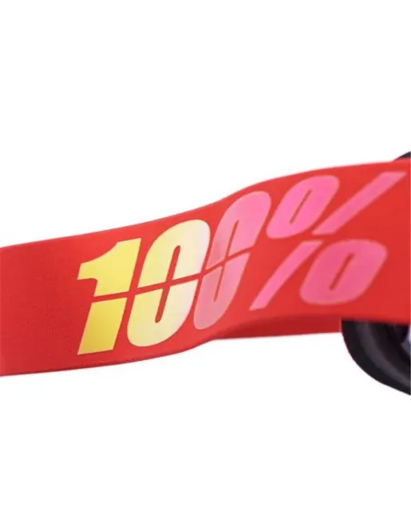 Gafas 100% Armega Rojo - Lente Espejo.