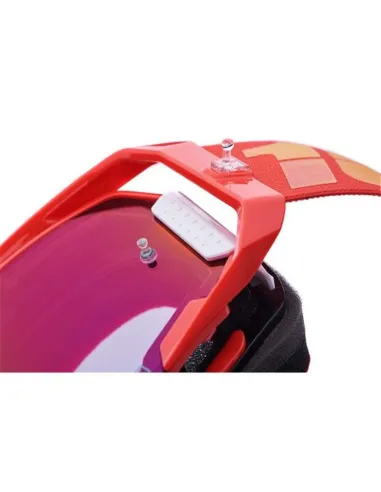Gafas 100% Armega Rojo - Lente Espejo.