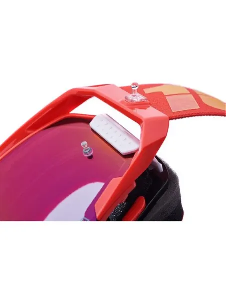 Gafas 100% Armega Rojo - Lente Espejo.