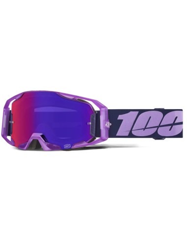 Gafas 100% Armega Morada - Lente Espejo.
