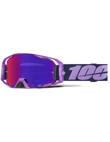 Gafas 100% Armega Morada - Lente Espejo.