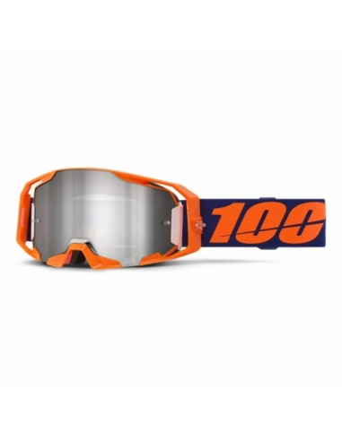 Gafas 100% Armega Naranja - Lente Espejo.
