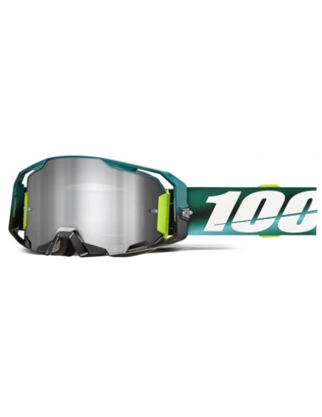 Gafas 100% Armega Verde - Lente Espejo.
