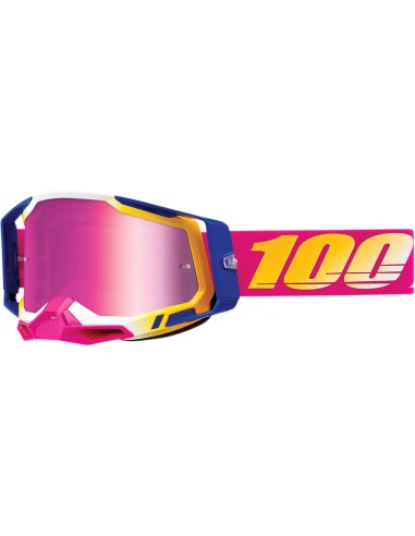 Gafas 100% Racecraft 2 Rosa - Lente Espejo.