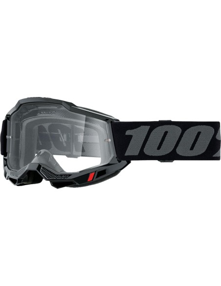 Gafas 100% Accuri 2 Negro - Lente Transparente.