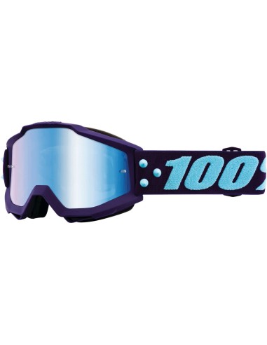 Gafas 100% Accuri Maneuver Azul- Lente Espejo.
