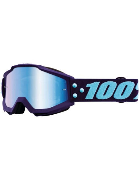 Gafas 100% Accuri Maneuver Azul- Lente Espejo.