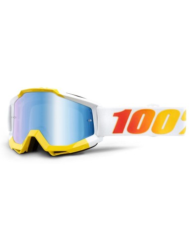 Gafas 100% Accuri Astra Amarillo - Lente Espejo.