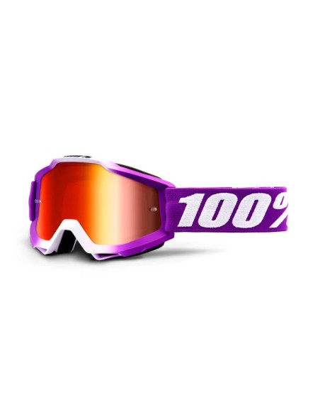 Gafas 100% Accuri Framboise Morada - Lente Espejo.