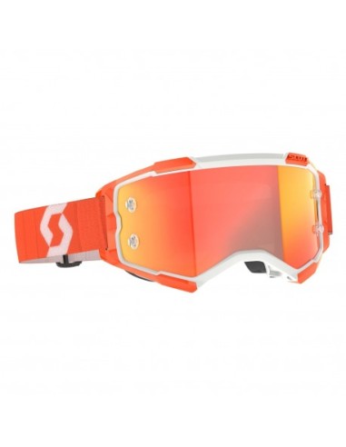 Gafas Scott Fury Naranja/Blanco - Cristal Espejo.