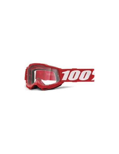 Gafas 100% Accuri 2 Junior Rojo - Lente Transparente.