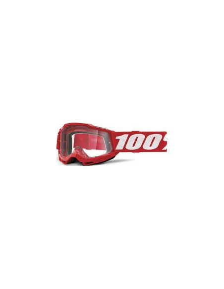 Gafas 100% Accuri 2 Junior Rojo - Lente Transparente.