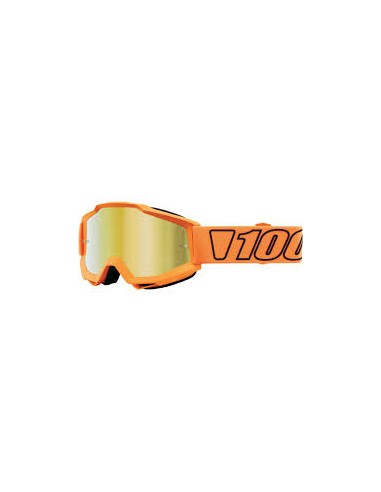 Gafas 100% Accuri Luminari Naranja - Lente Espejo.