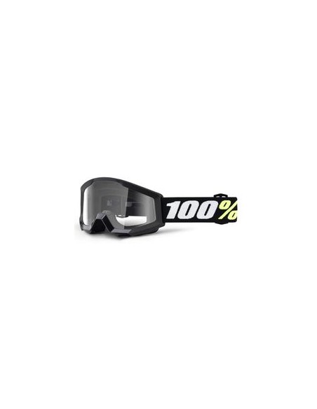 Gafas 100% Strata Mini Negro - Lente Transparente.