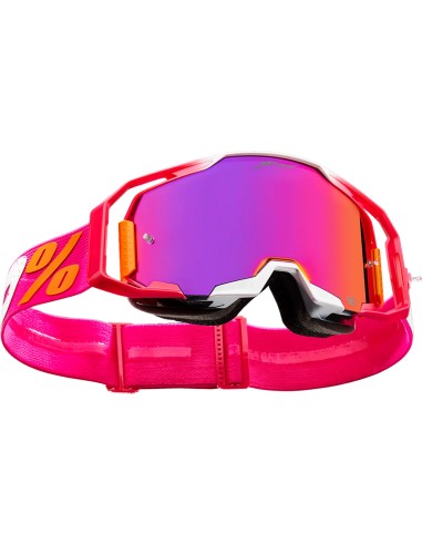Gafas 100% Armega Lawrence Rosa - Lente Espejo.