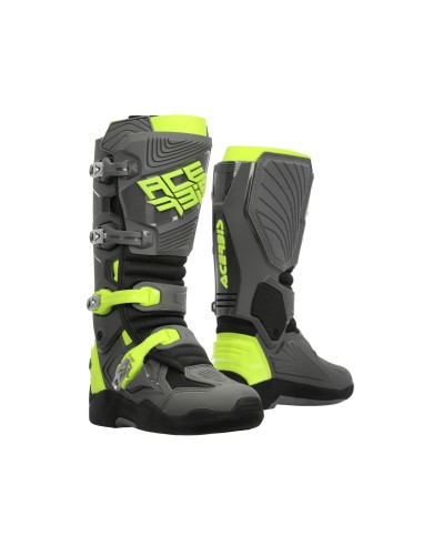 Botas Acerbis X-Whoops Gris/Amarillo.
