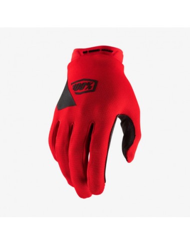 Guantes 100% Ridecamp Rojo.