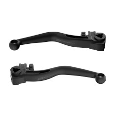 Juego de Manetas Irrompible Polisport Braktec Husqvarna Te/Fe 125-501 22-24/Gas Gas Ec 125-500 21-26 Negro.
