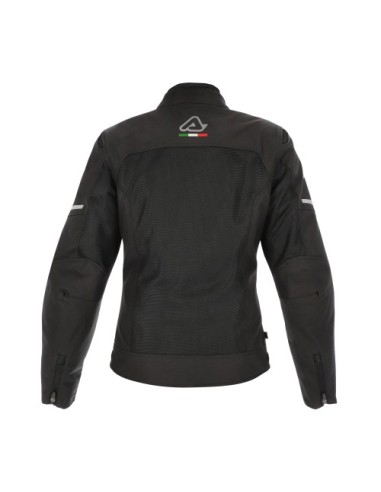 Chaqueta Acerbis Road ruby lady Negra