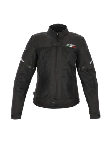 Chaqueta Acerbis Road ruby lady Negra