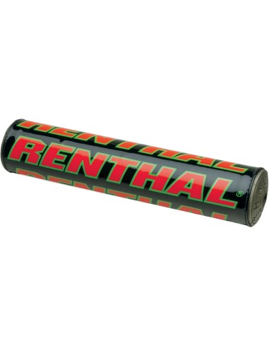 Protector de Manillar Con Barra Renthal Negro/Rojo.