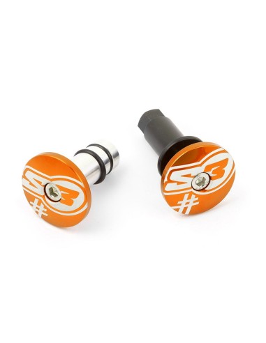 Topes de Manillar S3 Naranja.