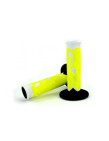 Juego de Puños Progrip 788 Amarillo Flúor/Blanco.