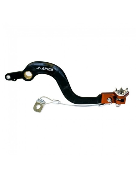 Pedal de Freno Apico Ktm Sx/Exc 125-500 03-06 Naranja/Negro.