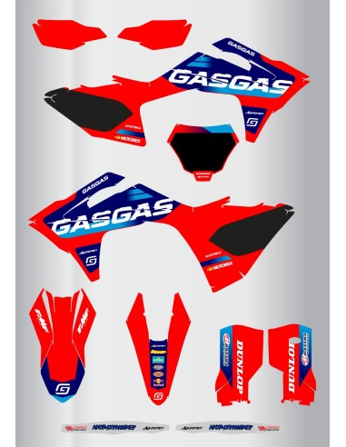 Kit de Adhesivos Gas Gas Mc-Mc/f 125-450 24-26.