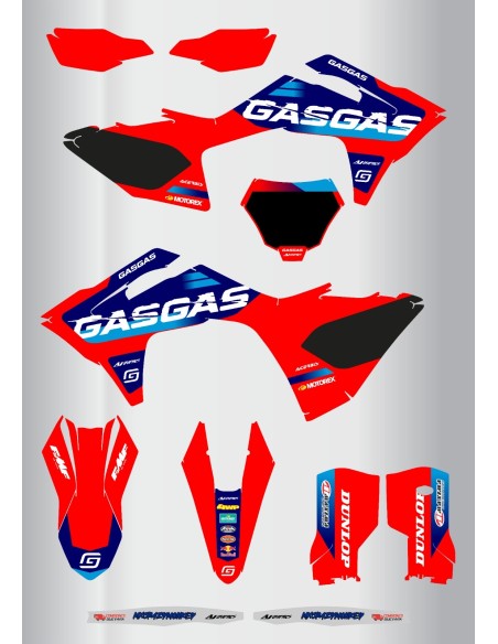 Kit de Adhesivos Gas Gas Mc-Mc/f 125-450 24-26.