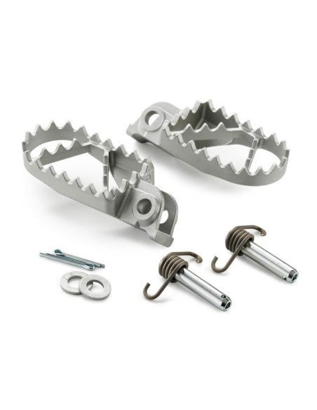 Juego de Estriberas Originales Ktm Sx/Exc 00-16/Husqvarna Te/Fe 14-16/Husaberg Te/Fe 09-14 Gris.