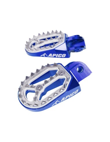 Juego de Estriberas Apico Ktm Sx/Exc 85-500 00-16/Husqvarna Te/Fe 85-501 14-16/Husaberg Te/Fe 125-501 09-14 Azul.