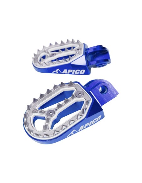 Juego de Estriberas Apico Ktm Sx/Exc 85-500 00-16/Husqvarna Te/Fe 85-501 14-16/Husaberg Te/Fe 125-501 09-14 Azul.