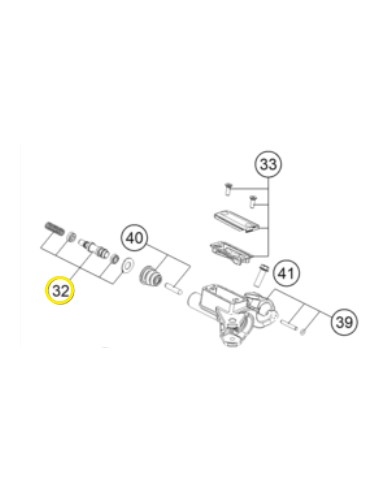 Kit de Reparación Bomba de Embrague Magura 9mm Original Husqvarna Tc 125 16-21/Fc 250/350 16-21/Te 150 20-21.