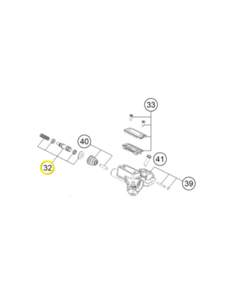 Kit de Reparación Bomba de Embrague Magura 9.5mm Original Husqvarna Te/Fe 125-501 17-21/Fc/Fs 450 16-21.