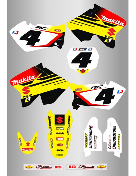 Kit de Adhesivos Suzuki rm 125-250 01-12
