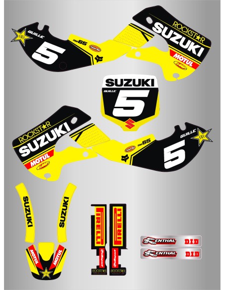 Kit de Adhesivos Suzuki Rm 65 00-20