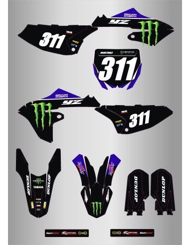 Kit de Adhesivos Yamaha 65 Monster 18-24