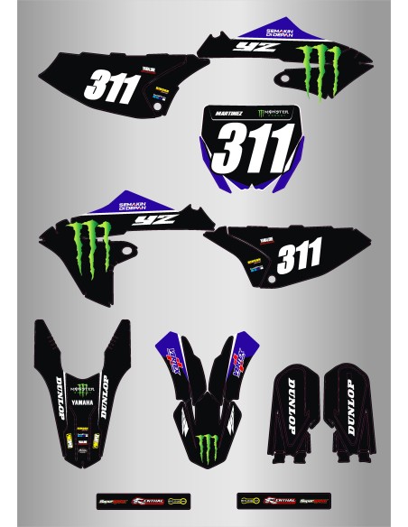 Kit de Adhesivos Yamaha 65 Monster 18-24