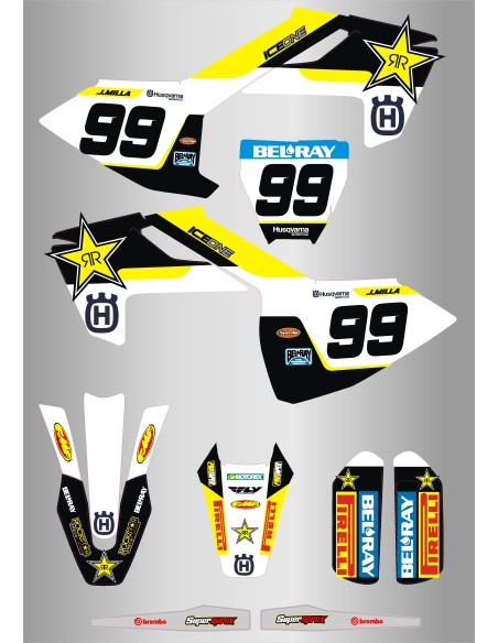 Kit de Adhesivos Husqvarna tc 85 18-24