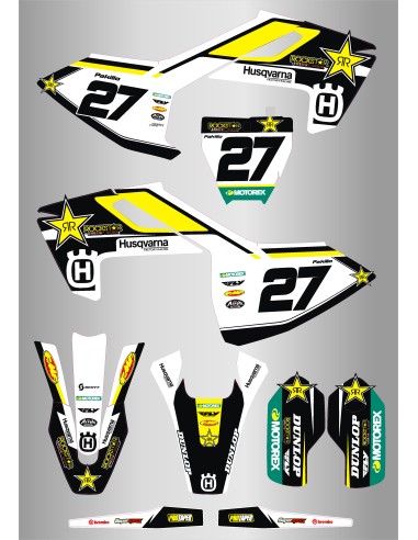 Kit de Adhesivos Husqvarna Racing tc 85 18-24