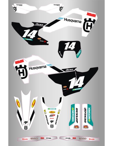 Kit de Adhesivos Husqvarna Factory Nestam Te/Fe 125-501 2026