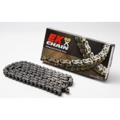 Cadena EK 520 Srx2 Con Retenes 118Pasos/Enganche Remachable/ Color Plata