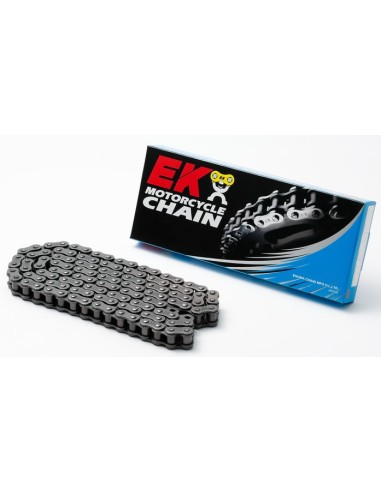 Cadena EK 428 Deh Sin Retenes 120Pasos/Enganche Clip/ Color Plata.
