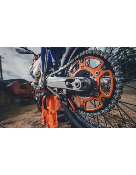 Corona SuperSprox Stealth Original Ktm Sx/Exc 125-500 98-27/Husqvarna Te/Fe 125-501 14-27/Gas Gas Ec/Mc 125-500 21-27 Naranja.