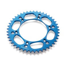 Corona de Aluminio Original Azul Ktm Sx/Exc 125-500 98-27/Husqvarna Te/Fe 125-501 14-27/Gas Gas Ec/Mc 125-500 21-27.
