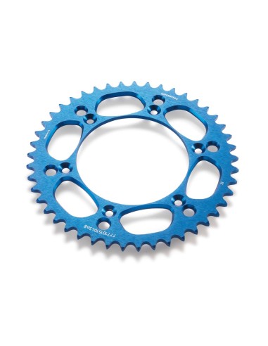 Corona de Aluminio Original Azul Ktm Sx/Exc 125-500 98-27/Husqvarna Te/Fe 125-501 14-27/Gas Gas Ec/Mc 125-500 21-27.
