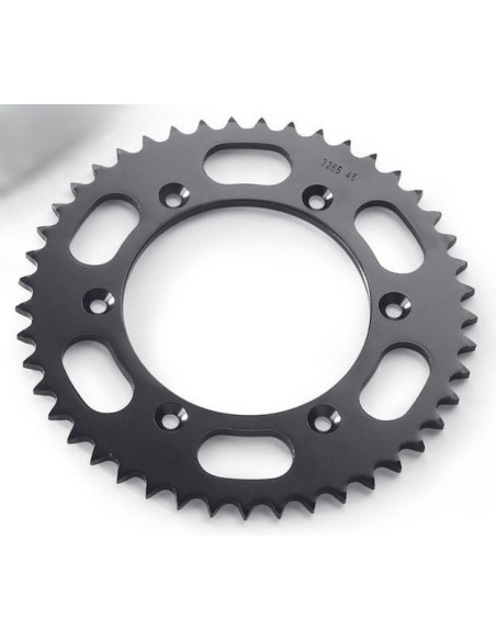 Corona Ktm de Acero Negro Ktm Sx/Exc 125-500 98-27/Husqvarna Te/Fe 125-501 14-27/Gas Gas Ec/Mc 125-500 21-27.