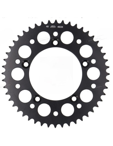Corona de Aluminio Original Ktm Sx 65 98-24/Husqvarna Tc 65 17-24/Gas Gas Mc 65 21-24 Negro.