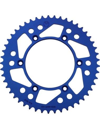 Corona de Aluminio Moose Racing Ktm Sx/Exc 125-500 98-27/Husqvarna Te/Fe 125-501 14-27/Gas Gas Ec/Mc 125-500 21-27 Azul.